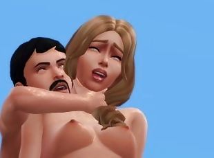 SRANGER FUCK !!! HIS DICK IS SO BIG ( 3D AUDIO / ASMR / ) / SIMS 4 /