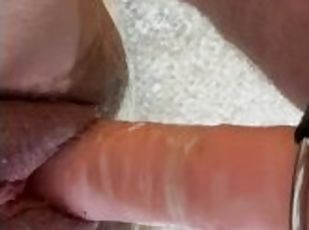 POV Asian FTM Tranny Fucked with Strapon