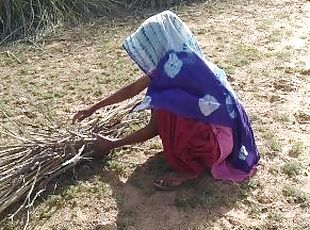 Husband went with his wife to search for wealth in the forest, wearing a salwar suit, the husband wa