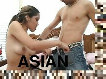 Asian Chick Want Her Man's Hard Meat
