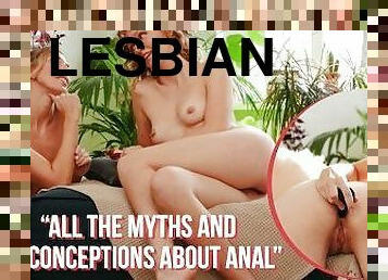 Ersties - Hot Lesbian Friends Talk About Anal Sex Before Trying It Out