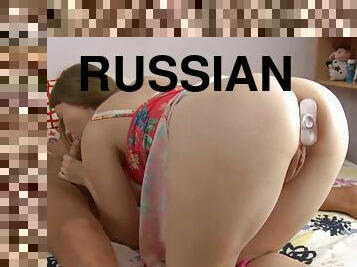 Youll really enjoy watching this beautiful, 18 year old Russian virgin