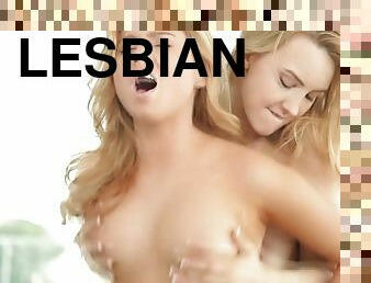 Five Star Lesbian Action With The Blonde Babes Katie Kay And Molly Bennett