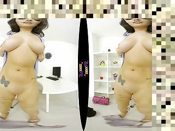 Sexy POV VR hardcore with busty Lauren Louise - Big Ass Leggy Brunette Solo
