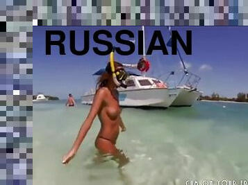 Gorgeous Russian Teen Island Trip