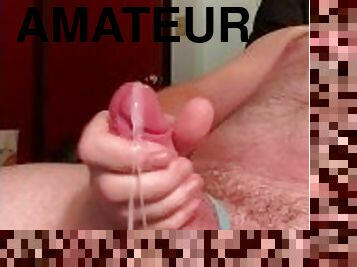 papa, masturbation, amateur, ejaculation-sur-le-corps, énorme-bite, jouet, solo, boules, tatouage, ours