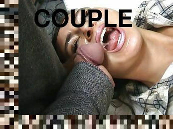 A young couple licking and sucking each other's private parts