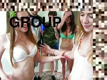 Group Sex Party For Those Girls Is Like Dream Because They Love Cock
