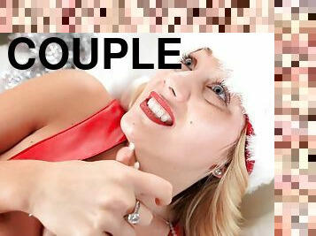Hot anal Christmas sex for slutty blonde A.J. Applegate