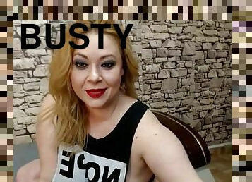 Horny busty woman live webcam cumming