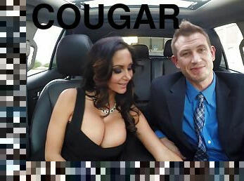 She is a big tit cougar who is into handling monster cocks