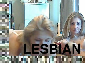 Blonde Lesbian Couple Fuck Toys And Eat Cunts