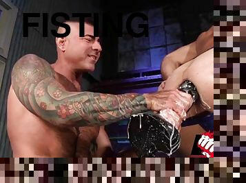 FistingInferno - Trainer cocked and fist drilled by jocks