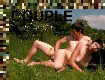 Teen Couple Fucking Outdoors