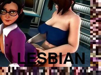 Mei Futa Futanari Anal Lesbian Huge Cumshot 3D Hentai