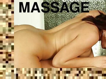 Superb massage from hairy milf