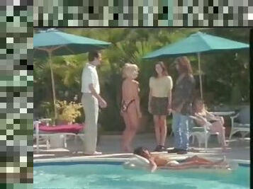 Topless Cheryl Bartel Enjoying Her Time By The Pool