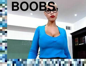 Hot professor bridgette b shows her fantastic big boobs