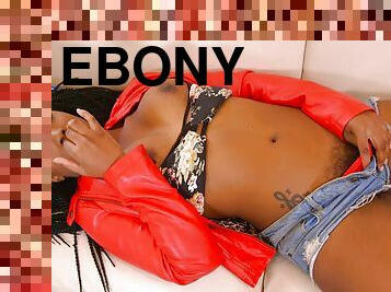Ebony beauty Janelle Taylor knows how to make a boner stiff