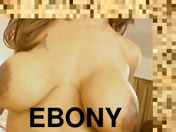 Ebony Cougar Fucked Hard and Takes a Facial