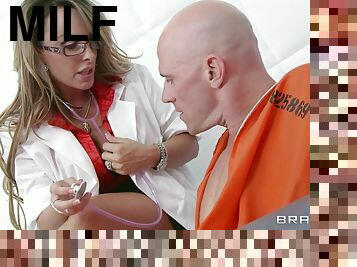 Sweet Holly Halston And Johnny Sins Have Sex In Prison