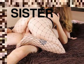 18 Years Old Step Sister Fishnet Big Arse Oral Sex