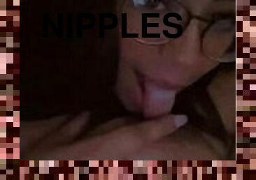 Licking my own nipples cum help