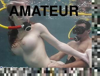 Underwater kinky sex amateur porn