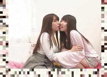 Japanese Lesbians Kissing
