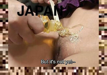 Uncensored bizarre Japanese pubic shaving salon Subtitled