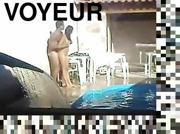 Voyeur Vid Of Couple Fucking Like Crazy In the Pool
