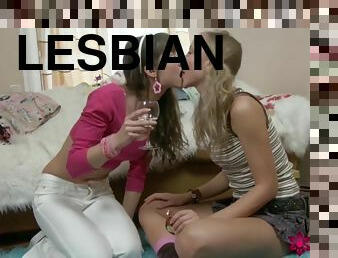 Teen lesbos are very horny today