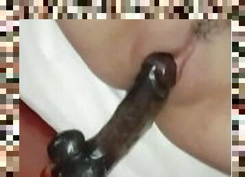 Ang basa nang pussy ko dahil sa dildo