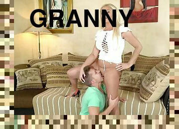 Luxurious granny franny takes pounding from pretty boy