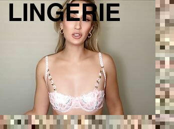 gros-nichons, lingerie, solo