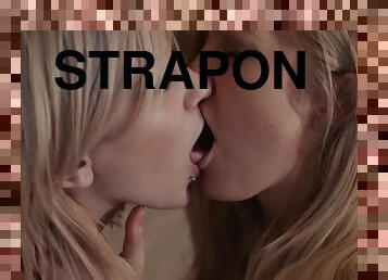Intense Strapon Banging With Gorgeous Lesbians