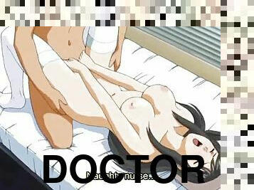 Bust nurse gets fucked by a doctor in anime clip