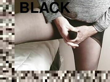 Black Pantyhose Cock