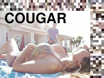 Dirty cougar reena sky hunts herself a boytoy