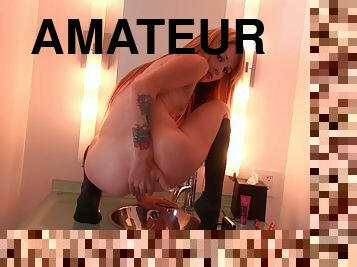 Webcam Show In Her Bathroom