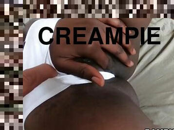 Homemade interracial creampie