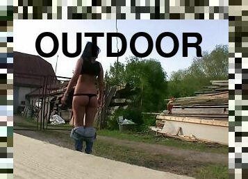 Bootylicious Terra Sweet rides a dick outdoors in POV video