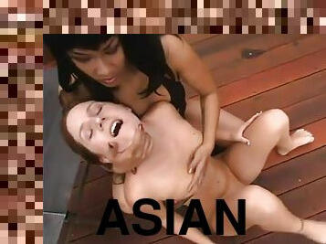 Slender Asian hun Dragon Lily will torture Gen