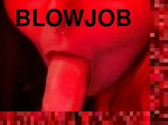 Valentine’s Day noisy blowjob