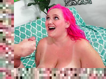 Chunky BBW Sara Star Takes It Deep