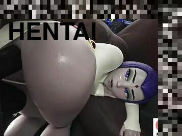 Raven Enjoy Bbc Anal Fucking In Car  Exclusive Anal Hentai Teen Titans 4k