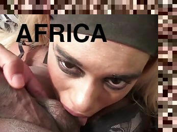 Scrotum sucking african american girl face balls domination