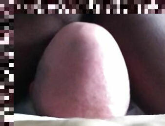 Amateur ebony face sitting