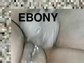 Bbc deep in ebony pussy