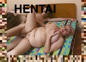 amaterski, bakica, hentai